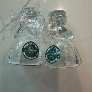 Vintage Lenox Crystal Angel Shakers Hope & Harmony Angel Shakers New